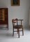Early Modern Danish Cabinetmaker Captains Chair in Patinated Oak 2