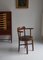 Early Modern Danish Cabinetmaker Captains Chair in Patinated Oak, Imagen 2