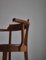 Early Modern Danish Cabinetmaker Captains Chair in Patinated Oak, Imagen 9