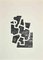 Eduardo Chillida, Composition, Original Lithograph, 1968, Imagen 1