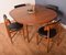 Teak Fresco Round Table & 4 Chairs by Victor Wilkins for G-Plan, 1960s, Set of 5 4