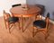 Teak Fresco Round Table & 4 Chairs by Victor Wilkins for G-Plan, 1960s, Set of 5 10