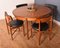 Teak Fresco Round Table & 4 Chairs by Victor Wilkins for G-Plan, 1960s, Set of 5 11
