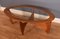 Teak & Glass Oval Astro Coffee Table by Victor Wilkins for G-Plan, Image 2