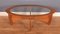 Teak & Glass Oval Astro Coffee Table by Victor Wilkins for G-Plan, Immagine 1