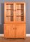 Vintage Blonde Model 805 & 802 Two Door Glazed Cabinet by Lucian Ercolani 1