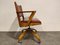 Vintage Decoene Reclining Desk Chair, 1950s, Imagen 4