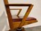 Vintage Decoene Reclining Desk Chair, 1950s, Imagen 5