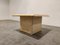 Vintage Travertine and Brass Coffee Table from Fedam, 1970s, Image 6