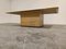 Vintage Travertine and Brass Coffee Table from Fedam, 1970s 11