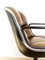 Vintage Leather Executive Chair by Charles Pollock for Knoll Inc. / Knoll International, 1970s, Immagine 5