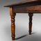 Very Large Antique Victorian Dining Table in Pine, England 7