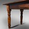 Very Large Antique Victorian Dining Table in Pine, England, Image 7