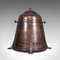 Antique Beehive Fireside Bucket in Copper, 1850s, Imagen 7