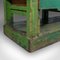 Large Victorian English Industrial Mill Table or Kitchen Island in Pine, Image 9