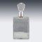 20th Century English Solid Silver & Glass Spirit Decanter with Lock & Key, 1930s, Image 2