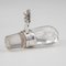 20th Century English Solid Silver & Glass Spirit Decanter with Lock & Key, 1920s, Image 14