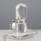 20th Century English Solid Silver & Glass Spirit Decanter with Lock & Key, 1920s 11