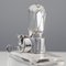 20th Century English Solid Silver & Glass Spirit Decanter with Lock & Key, 1920s 13