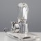 20th Century English Solid Silver & Glass Spirit Decanter with Lock & Key, 1920s, Image 13