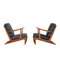 Mid-Century Modern Scandinavian Lounge Chairs, 1960s, Set of 2 1