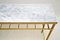 Vintage French Brass & Marble Console Table, Image 6