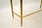 Vintage French Brass & Marble Console Table 8