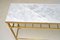 Vintage French Brass & Marble Console Table 5