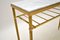 Vintage French Brass & Marble Console Table 7
