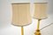 Large Vintage Brass Table Lamps, Set of 2, Image 7