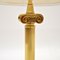 Large Vintage Brass Table Lamps, Set of 2 5