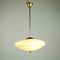 Art Deco Marble Glass Shade Bar Pendant Light, 1930s, Immagine 5