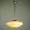 Art Deco Marble Glass Shade Bar Pendant Light, 1930s 2