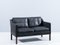 2 Seater Leather Model 2422 Sofa by Børge Mogensen for Fredericia Furniture 1