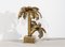 20th Century French Hollywood Regency Brass Palm Tree Floor Lamp from Maison Jansen, 1970s 3