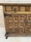 19th Century Catalan Spanish Baroque Credenza or Buffet with Two Drawers in Carved Walnut, Image 13