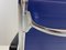 Blue Vinyl EA 116 Swivel Lounge Chair by Charles & Ray Eames for Herman Miller 5