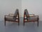 Danish Teak Easy Chairs by Grete Jalk for France & Daverkosen, 1960s, Set of 2, Image 3