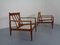 Danish Teak Easy Chairs by Grete Jalk for France & Daverkosen, 1960s, Set of 2 14