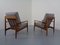 Danish Teak Easy Chairs by Grete Jalk for France & Daverkosen, 1960s, Set of 2 8