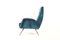 Mid-Century Italian Reupholstered Easy Chair in the Style of Marco Zanuso, 1950s, Immagine 2