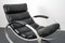 Vintage Leather Rocking Chair by Hans Kaufeld, 1970s, Immagine 8