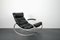 Vintage Leather Rocking Chair by Hans Kaufeld, 1970s 5