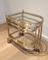Wheeled Brass Nesting Tables from Maison Baguès, Set of 3 3