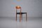 Scandinavian Teak Chair with Velvet by Harbo Sølvsten & Knud Andersen for J.C.A. Jensen, 1960s 5