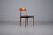 Scandinavian Teak Chair with Velvet by Harbo Sølvsten & Knud Andersen for J.C.A. Jensen, 1960s, Image 5