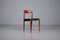 Scandinavian Teak Chair with Velvet by Harbo Sølvsten & Knud Andersen for J.C.A. Jensen, 1960s, Immagine 3