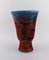 French Large Art Deco Vase in Glazed Ceramics, 1940s 3