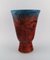 French Large Art Deco Vase in Glazed Ceramics, 1940s, Imagen 2