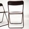 Vintage Brown Plastic Folding Chairs, 1970s, Set of 2, Image 7